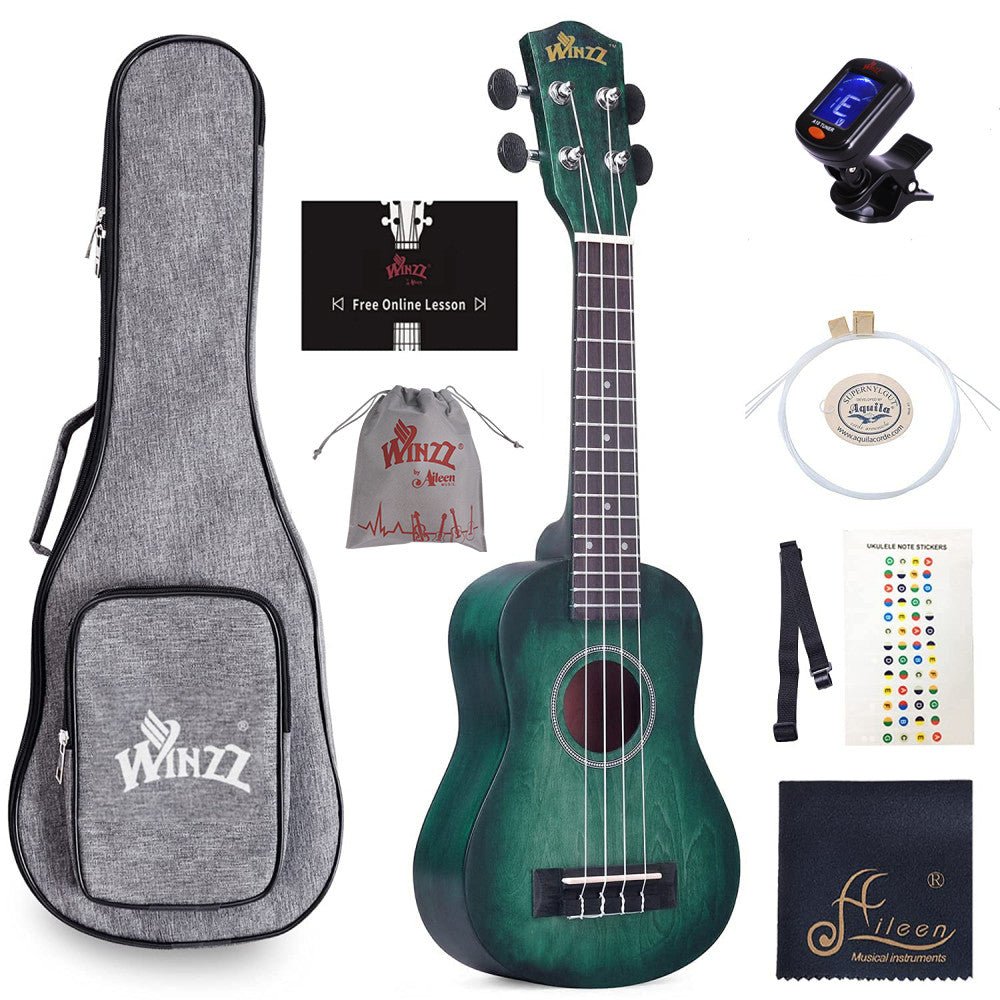 WINZZ HAND RUBBED Series-AU-H01A Vintage Hawaiian Beginner Ukulele - winzzguitars